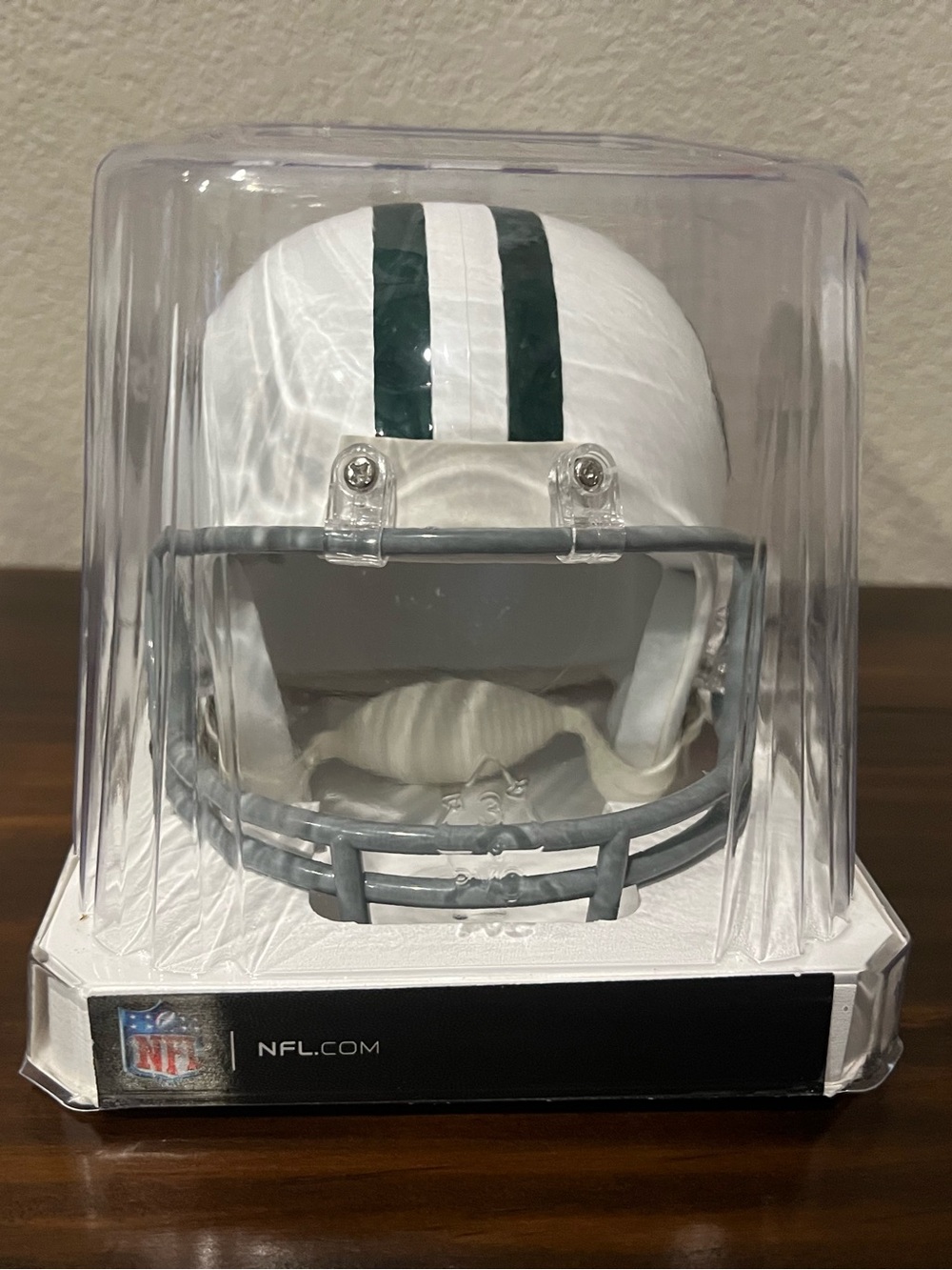 New York Jets White Mini Helmet by Riddell - Picture 4 of 6